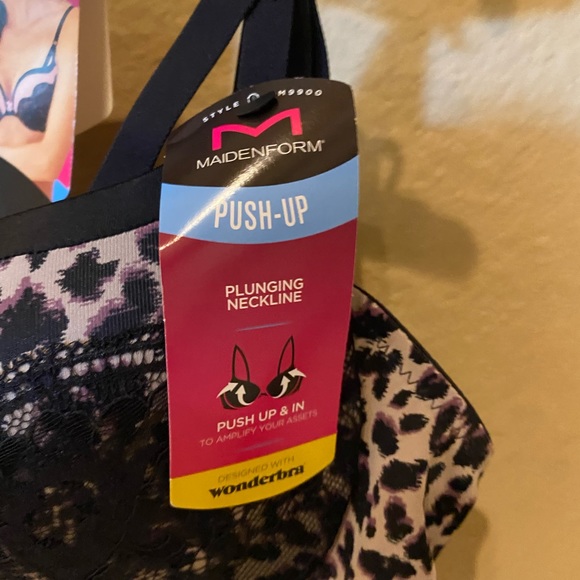 💥 SALE NWT Push-Up and In Push-up Bra In Leopard - Picture 3 of 8